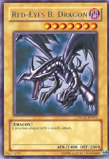 Carta Red-Eyes B. Dragon de Yu-Gi-Oh! Forbidden Memories
